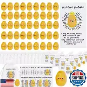 YULYNJQ Positive Potato Employee Appreciation Gifts Bulk of 60,Mini Potatoes