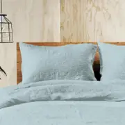 Doux Quilt Cover Set - King, 100% Linen