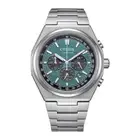 Citizen CA4610-85X Eco-Drive Super Titanium Chronograph Sapphire Green Dial