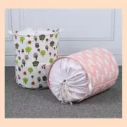 Waterproof Storage Basket Bag Cloth Bucket for Storing Toys, Clothes, Blankets