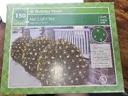 Holiday Time 150 Clear LED Christmas Lights NET Lighted Area 6 FT X 4 FT