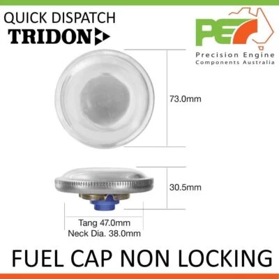 TRIDON Fuel Cap Non Locking For Chrysler Valiant AP6 to VG 4.5L - 5.2L HEMI V8 (for: Chrysler)