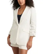 Cinq a Sept Linen Blend Suiting Kylie Blazer