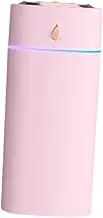 ＫＬＫＣＭＳ Desktop Humidifier Air Humidifier Silent with 3 Mist Modes with 3 Outlet Night Light Personal Mini for Indoor SPA Tabletop, Pink