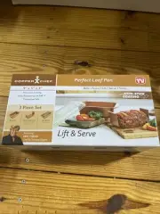 Copper Chef Perfect Loaf Pan Non Stick Dishwasher Safe 9x5x3 New 4 Piece Set A3