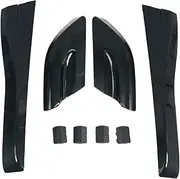 NEGRO Car Roof Rack Protection Covers,Fit for Hyundai, Tucson 2004-2008 Car Accessories Black Roof Rail Rack Leg Covers Roof Rack Shield