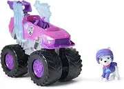 Paw Patrol: Rescue Wheels Roxi Monster Truck with Transformation and Collectible Action Figure, Toy for Boys and Girls from 3 Years
