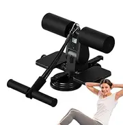 Sit Up Assistant Device,Portable Adjustable Sit Up Floor Holder,Ab Core Trainer With Suction Cups And Pull Rope, Fitness Equipment With Counting Function For Home Gym Workout