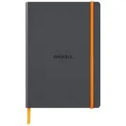 Rhodia A5 Rhodiarama Dot Grid Notebook Grey 160 Pages
