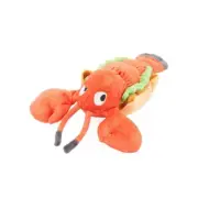 Bark Box Maine Lobster Roll Red 9" Size Ultra Soft Plush Squeak Dog Toy Large