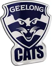Fan Emblems Geelong Cats Lensed Chrome AFL Supporter Logo