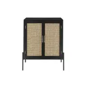 Mia Buffet Unit Sideboard Storage Cabinet - Black - Black