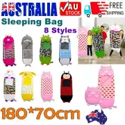180cm*70cm Large Happy Nappers Kids Sleeping Bag Pillow Stuffed Toy Warm Blanket