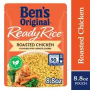 BEN'S ORIGINAL READY RICE ROASTED CHICKEN 8.8 OZ POUCHES (3 PACK)