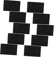 OHPHCALL 10pcs Box Sponge Mat Jewelry Display Pad Sponge Jewelry Insert Ring Organizer Inserts Insert Pad for Jewelry Pouch Jewelry Sponge Pad Insert Rings Display Tray Sponge Holder Black