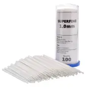 Paint Touch Up Micro Brushes, 100 Superfine 1.0 mm Tip Brush Applicators, Auto
