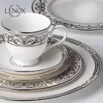 【LENOX】美國LENOX白宮御用餐瓷品牌ANTIQUITY五件骨瓷餐具組(附原裝彩盒)