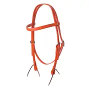 80HS Hilason Western Horse Headstall Biothane Leather Red