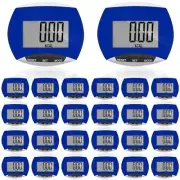 Weewooday 32 Pcs Pedometer for Walking Steps and Miles Simple Step Counter Cl...