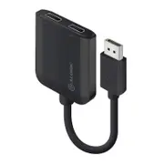 Alogic Displayport To Dual Displayport 1.2 Adapter - 4K - 30 Hz Dp2Dp-Adp