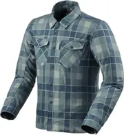 Revit Bison 2 H2O Motorcycle Shirt, blue, Size M for Men