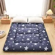 Japanese Floor futon Mattress, Soft and Breathable, Portable roll-up Mattress, Foldable, Full Size, Suitable for Home use, Dormitory, Camping.(04,180 * 200CM)