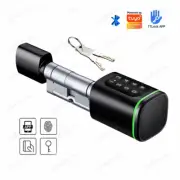 Euro Door Smart Cylinder Lock Bluetooth APP Digital Password Card Mechanicak Key