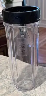 Nutri Ninja 32 oz OEM Single Serve Blender Cup with Blade CUP NEVER USED
