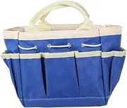 TEHAUX Multifunctional Garden Tool Tote Bag Durable Oxford Cloth Storage Organizer with Sleeve Pockets for Easy Carrying Gardening Tool Container for Practical Use