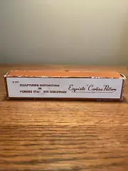 Vintage SRI Forged Stainless Cortina Pattern Grapefruit Spoons Set 4 NIB Japan