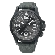 SEIKO ProspeX Land SRPC29K1 Automatic Watch Hardlex Grey Nylon Strap Compass New