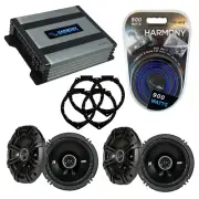 Fits Chevy Express 2008-2014 Speaker Replacement Kicker (2) DSC65 HA-A400.4 Amp