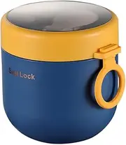 Lunch Box Thermal Food Flask Stainless Steel Insulated Food Soup Jar Container #Blue