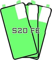3PCS Battery Door Cover Adhesive Tape for Samsung Galaxy S20 FE 5G Back Cover Sticker Adhesive Tape Glue Replacement for galaxys20 fe 5g SM-G781U SM-G781U1