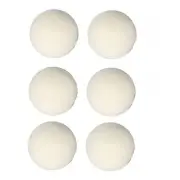 6 Pcs Wool Drying Balls High Density Adsorb Impurities Reduce Static Electri LLI