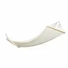 NEW Outdoor Mesh Cotton Rope Swing Hammock Hanging On The Porch Or Beach