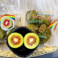 在飛比找樂天市場購物網優惠-【緁迪水果JDFruit】【加購】日本空運福岡紅心彩虹奇異果