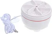 Veemoon Mini Ultrasonic Collapsible Washing Machine Portable Travel Washer for Socks Underwear and Clothes Lightweight Design for Easy Carrying and Stain Removal