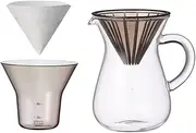 Kinto SCS-02 Coffee Carafe Set, 300 ml Capacity