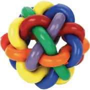 Multipet Nobbly Wobbly 4 In. Ball Dog Toy MP1020 04 Multipet MP1020 04