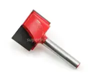 25mm x 6mm Shank Surface Planing Bottom Cleaning Wood Milling CNC Router Bit