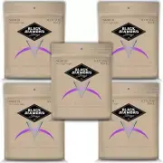 Black Diamond Guitar Strings 5 Pack Acoustic Light Light Black Coated 11-52