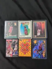 Michael Jordan 6 Card Lot! The Cards In The Photo Is What You'll Receive.