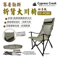 在飛比找Yahoo!奇摩拍賣優惠-【Cypress Creek】賽普勒斯折背大川椅四季版 CC