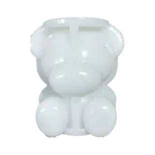 【熊冰冰】3D立體小熊造型冰塊模具2入(食品級 威士忌冰球 矽膠 巧克力 製冰盒 冰棒 調酒 冰塊盒 冰格 冰磚)