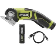 RYOBI RCT4-120GCordless Cutting Tool (1 x 2.0Ah), Hyper Green Electronic scissor