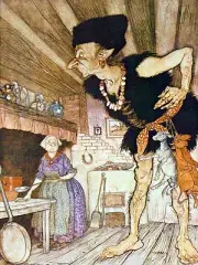 Jack and the Beanstalk Tile Mural Kitchen Bathroom Wall Backsplash Ceramic 6x8