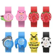 Slap Snap Electronic Boys Wrist Watch Children Girls Cartoon Digital Kids