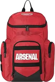 FOCO Officially Licensed Arsenal FC Football Explorer Red Backpack, Arsenal Fc, One Size
