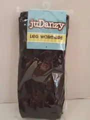 JuDanzy Black Leg Warmers Young Girls OSFM